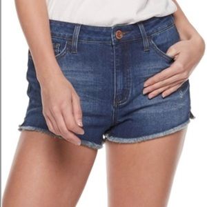 SO Highrise jean shorts